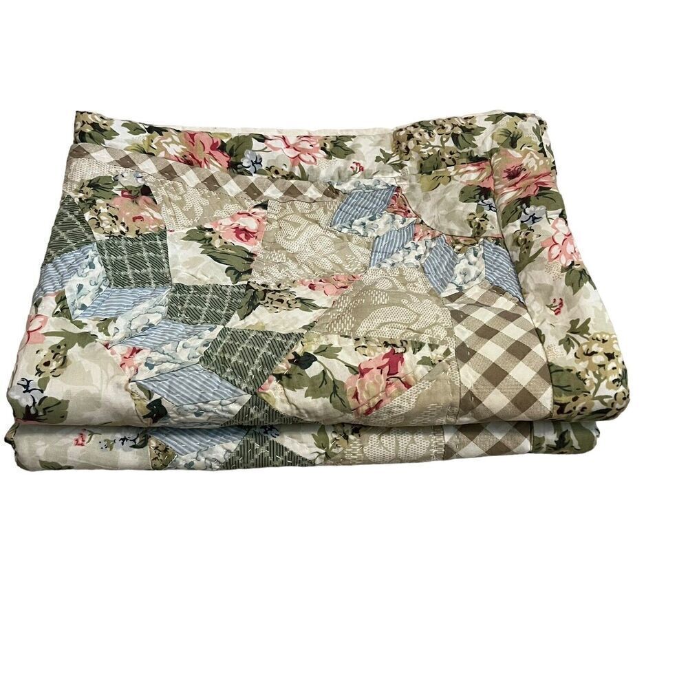 LONESTAR Quilt PILOW SHAM Standard Set (2) Shams Only Hand Stitched Colorful‎